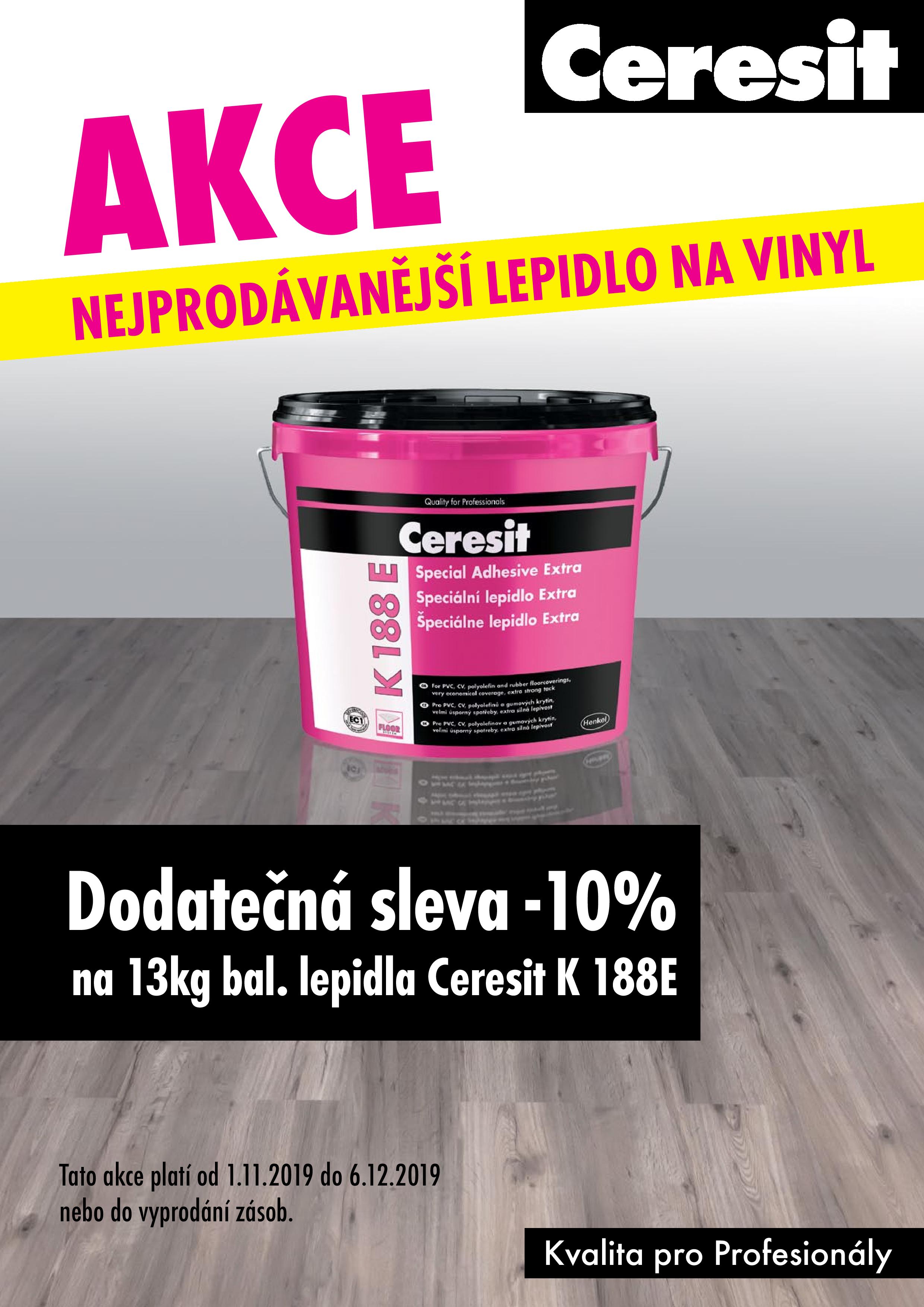 Listopadová akce: 10% sleva na Ceresit K 188E