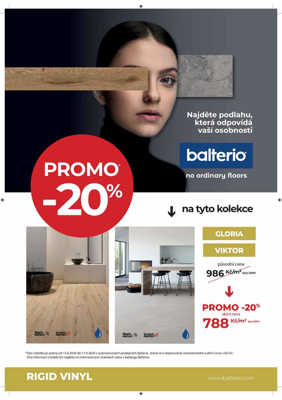 Balterio RIGID VINYL za zajímavou akční cenu