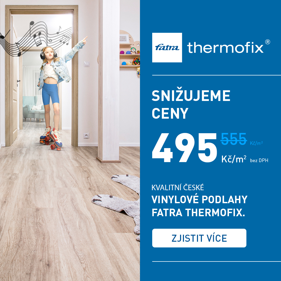 PODZIMNÍ AKCE | Snižujeme cenu vinylové podlahy Thermofix