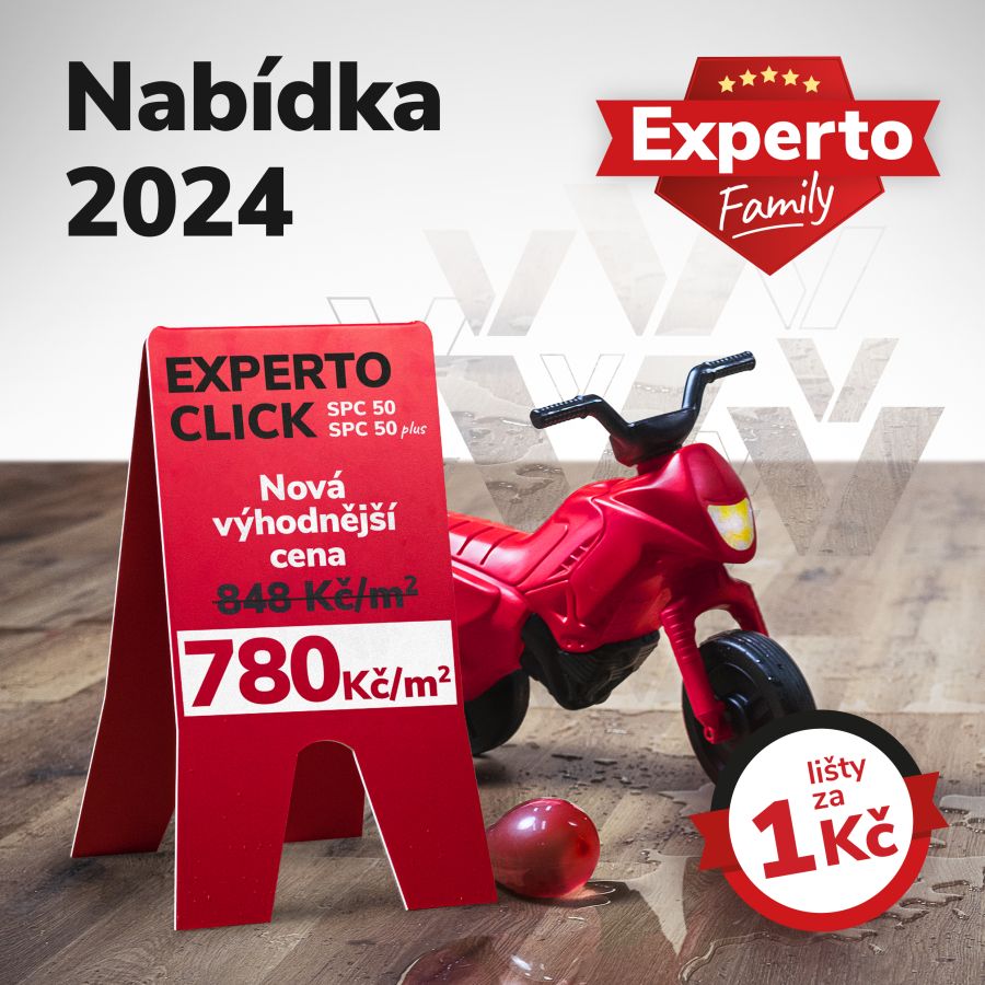 Bestsellery Experto Click SPC 50 a SPC 50 plus za novou výhodnější cenu!