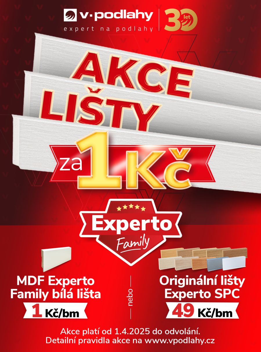 Akce lišty Experto Family 2025