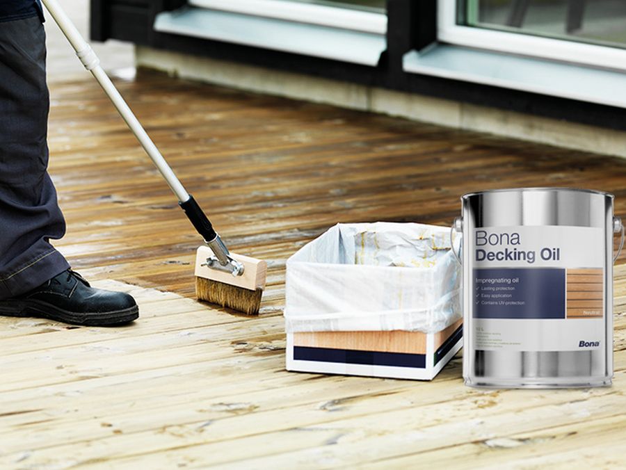 Efektivní údržba venkovních dřevěných podlah s Bona Decking System