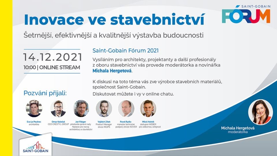 Saint-Gobain Fórum 2021 | Inovace ve stavebnictví