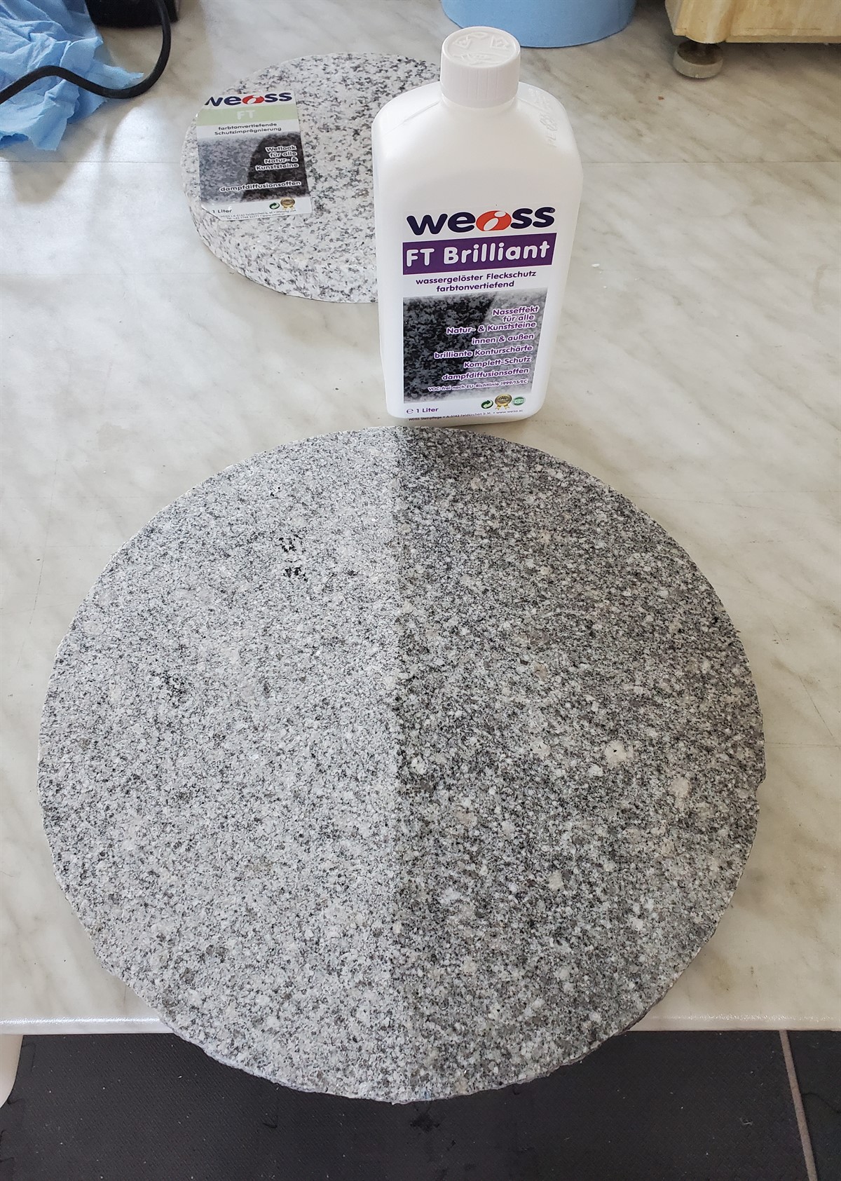 WEISS® Péče o kámen - Hloubkové ochranné impregnace pro různě savé materiály