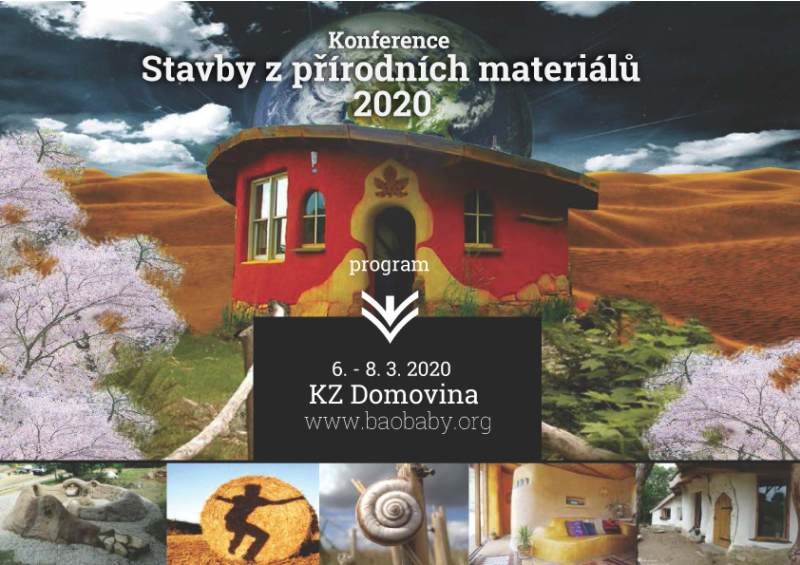 Pozvánka na konferenci „Stavby z přírodních materiálů 2020"